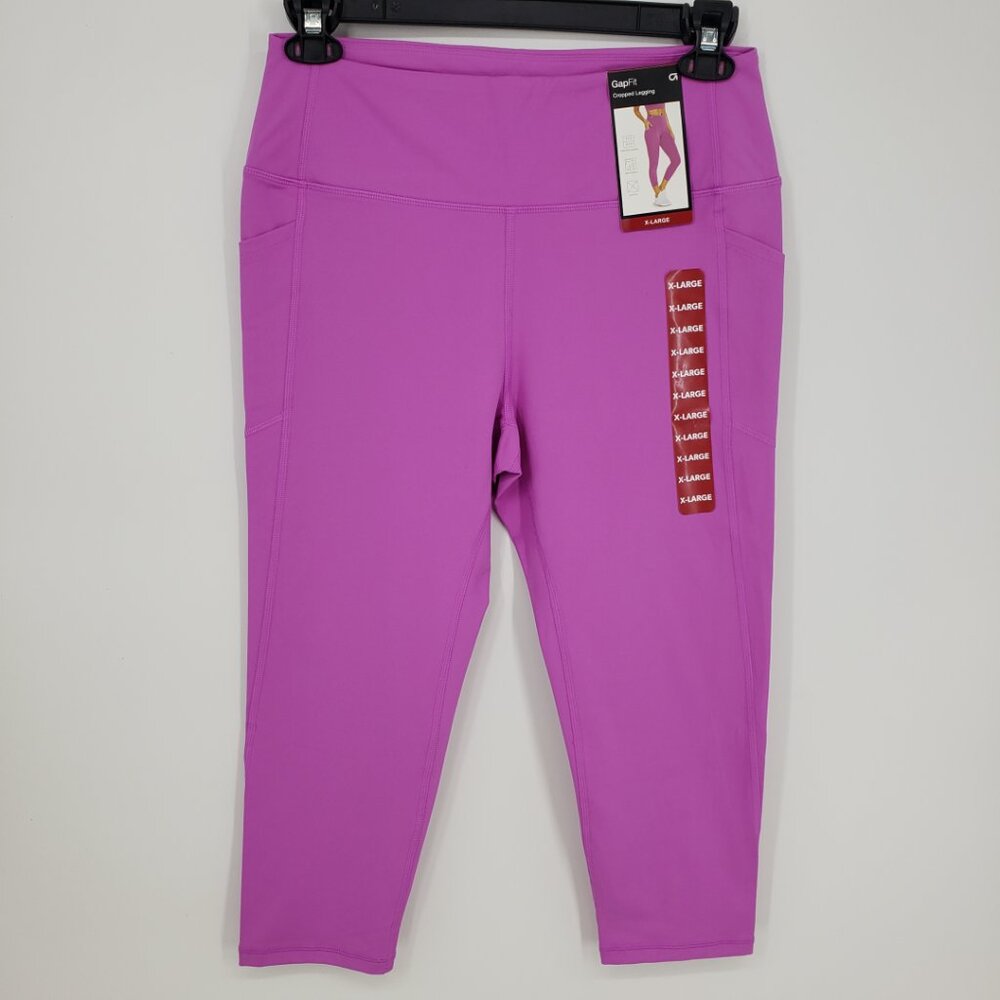 GapFit High-Rise Capri Leggings - Orchid Pink